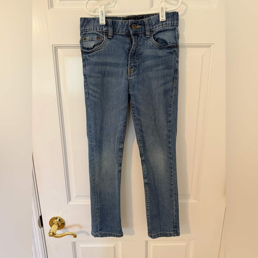 Lucky Brand Boys Authentic Skinny Jeans Adjustable Waist Size 8